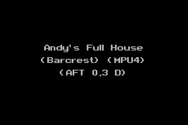 Andy's Full House (Barcrest) (MPU4) (AFT 0.3 D)