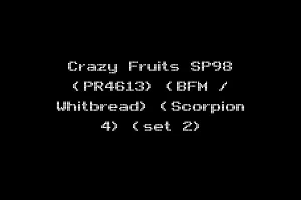 Crazy Fruits SP98 (PR4613) (BFM / Whitbread) (Scorpion 4) (set 2)