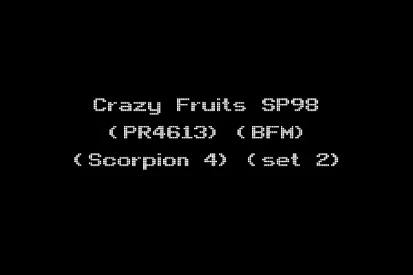 Crazy Fruits SP98 (PR4613) (BFM) (Scorpion 4) (set 2)