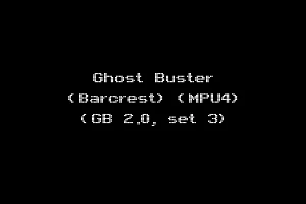 Ghost Buster (Barcrest) (MPU4) (GB 2.0, set 3)