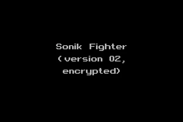 Sonik Fighter (version 02, encrypted)