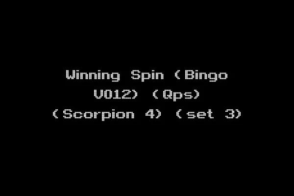 Winning Spin (Bingo V012) (Qps) (Scorpion 4) (set 3)
