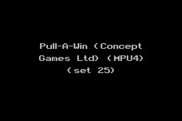 Pull-A-Win (Concept Games Ltd) (MPU4) (set 25)