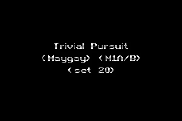 Trivial Pursuit (Maygay) (M1A/B) (set 20)