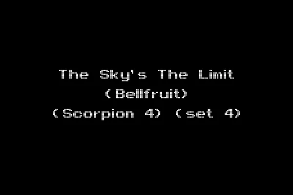 The Sky's The Limit (Bellfruit) (Scorpion 4) (set 4)