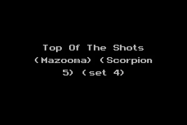 Top Of The Shots (Mazooma) (Scorpion 5) (set 4)