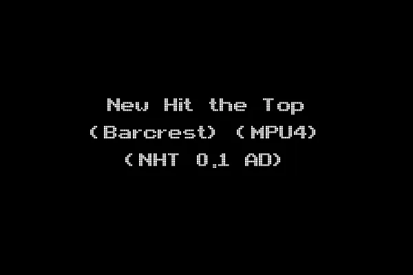 New Hit the Top (Barcrest) (MPU4) (NHT 0.1 AD)