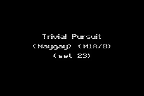 Trivial Pursuit (Maygay) (M1A/B) (set 23)