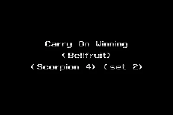 Carry On Winning (Bellfruit) (Scorpion 4) (set 2)