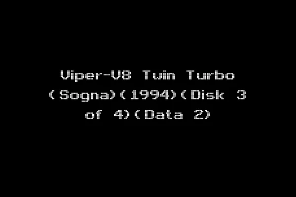 Viper-V8 Twin Turbo (Sogna)(1994)(Disk 3 of 4)(Data 2)