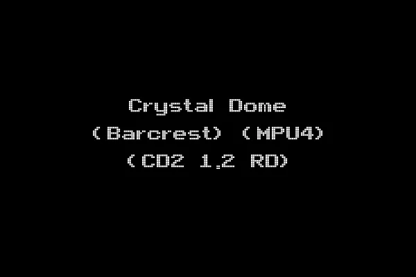 Crystal Dome (Barcrest) (MPU4) (CD2 1.2 RD)