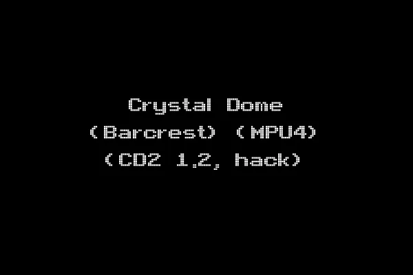 Crystal Dome (Barcrest) (MPU4) (CD2 1.2, hack)