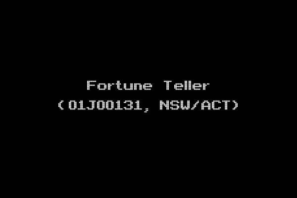 Fortune Teller (01J00131, NSW/ACT)