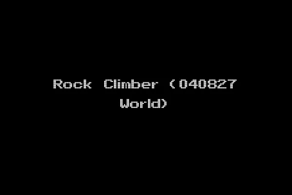 Rock Climber (040827 World)