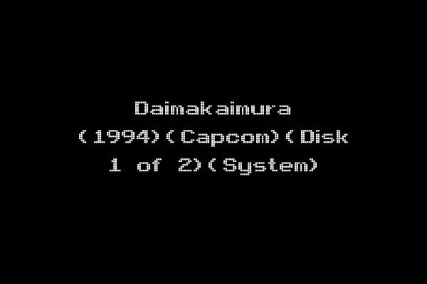 Daimakaimura (1994)(Capcom)(Disk 1 of 2)(System)