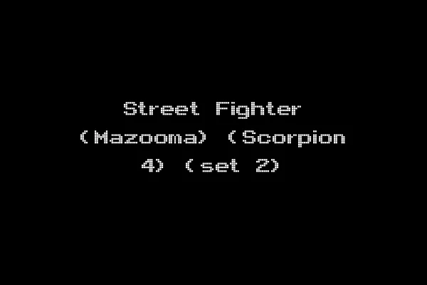 Street Fighter (Mazooma) (Scorpion 4) (set 2)