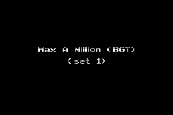 Max A Million (BGT) (set 1)