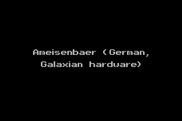 Ameisenbaer (German, Galaxian hardware)