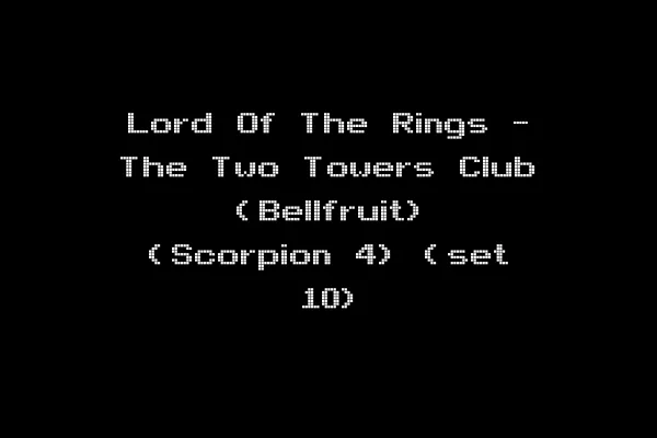 Lord Of The Rings - The Two Towers Club (Bellfruit) (Scorpion 4) (set 10)