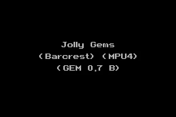 Jolly Gems (Barcrest) (MPU4) (GEM 0.7 B)