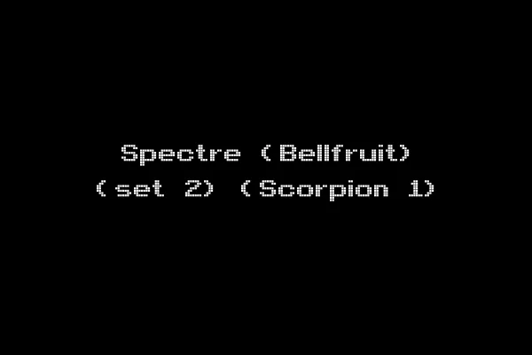 Spectre (Bellfruit) (set 2) (Scorpion 1)