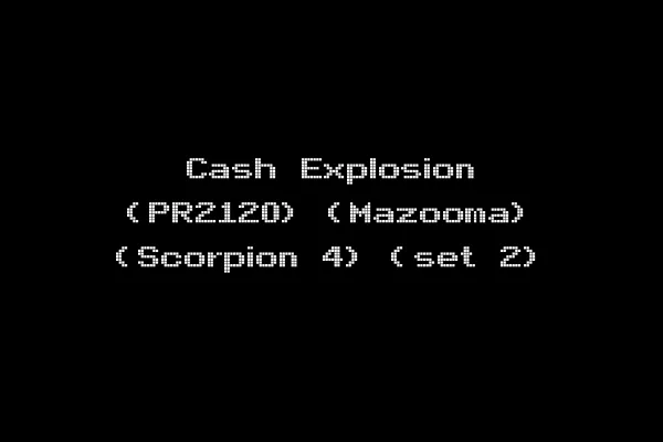 Cash Explosion (PR2120) (Mazooma) (Scorpion 4) (set 2)