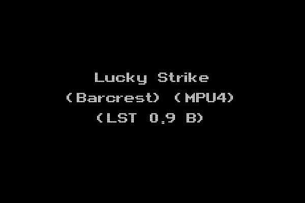 Lucky Strike (Barcrest) (MPU4) (LST 0.9 B)