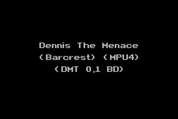 Dennis The Menace (Barcrest) (MPU4) (DMT 0.1 BD)