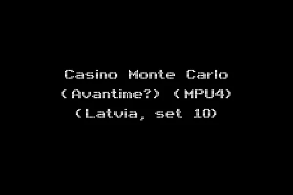 Casino Monte Carlo (Avantime?) (MPU4) (Latvia, set 10)