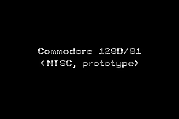 Commodore 128D/81 (NTSC, prototype)