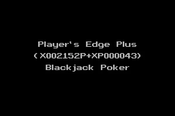 Player's Edge Plus (X002152P+XP000043) Blackjack Poker