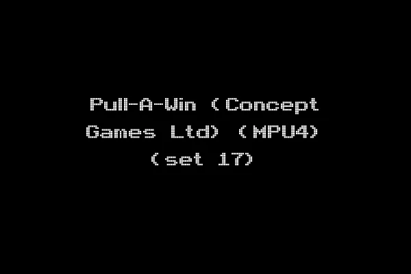 Pull-A-Win (Concept Games Ltd) (MPU4) (set 17)