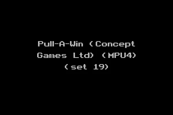 Pull-A-Win (Concept Games Ltd) (MPU4) (set 19)