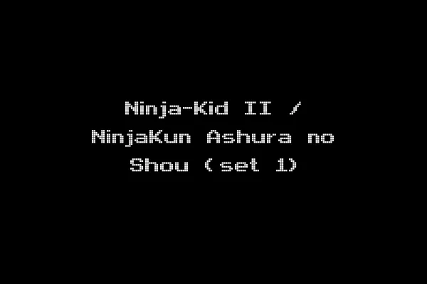 Ninja-Kid II / NinjaKun Ashura no Shou (set 1)
