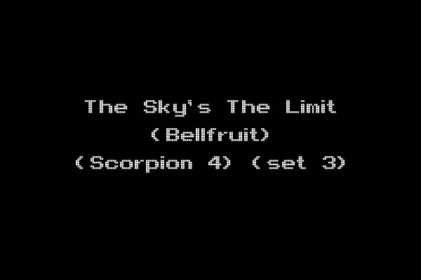 The Sky's The Limit (Bellfruit) (Scorpion 4) (set 3)