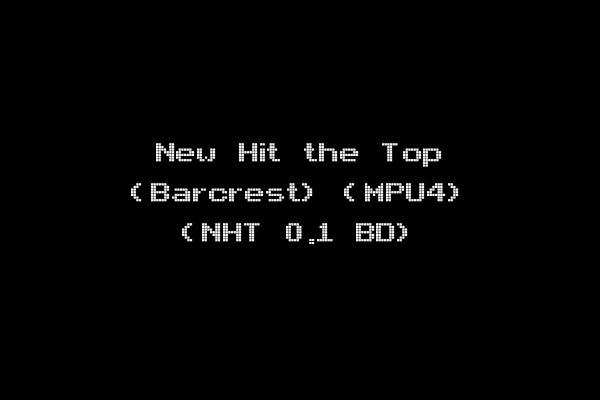 New Hit the Top (Barcrest) (MPU4) (NHT 0.1 BD)