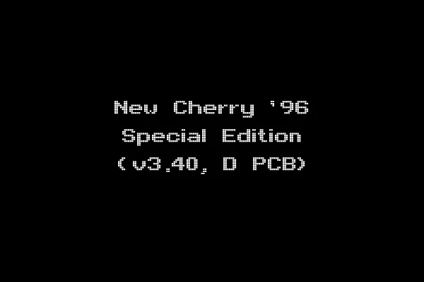 New Cherry '96 Special Edition (v3.40, D PCB)
