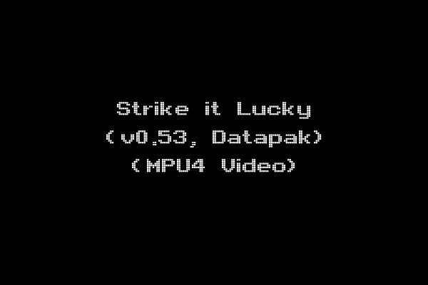 Strike it Lucky (v0.53, Datapak) (MPU4 Video)