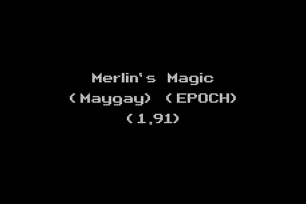 Merlin's Magic (Maygay) (EPOCH) (1.91)