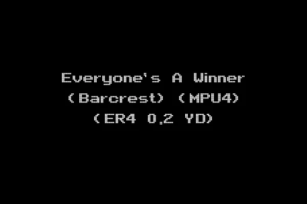 Everyone's A Winner (Barcrest) (MPU4) (ER4 0.2 YD)