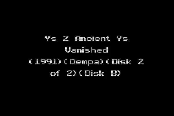 Ys 2 Ancient Ys Vanished (1991)(Dempa)(Disk 2 of 2)(Disk B)