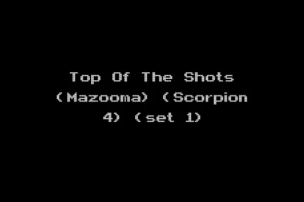 Top Of The Shots (Mazooma) (Scorpion 4) (set 1)