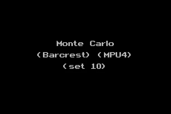 Monte Carlo (Barcrest) (MPU4) (set 10)
