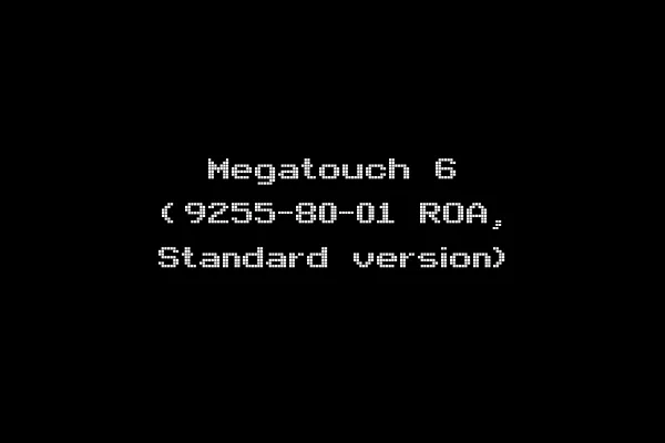 Megatouch 6 (9255-80-01 ROA, Standard version)