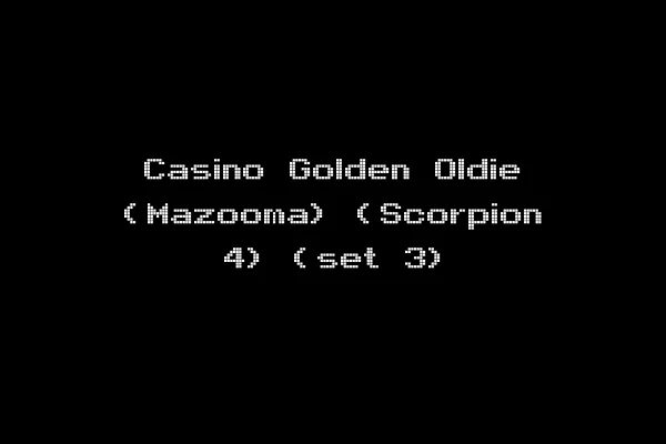Casino Golden Oldie (Mazooma) (Scorpion 4) (set 3)