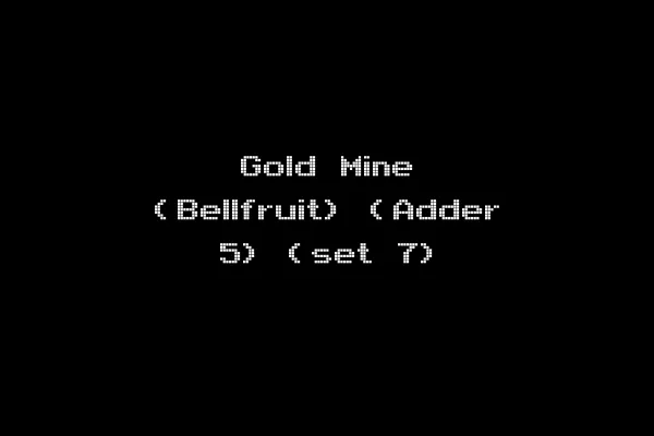 Gold Mine (Bellfruit) (Adder 5) (set 7)