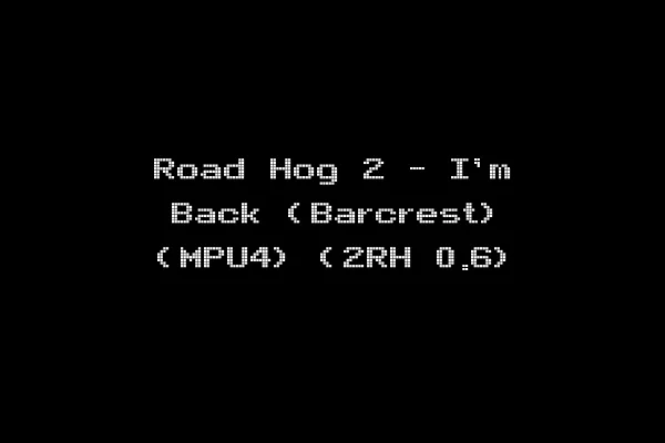 Road Hog 2 - I'm Back (Barcrest) (MPU4) (2RH 0.6)
