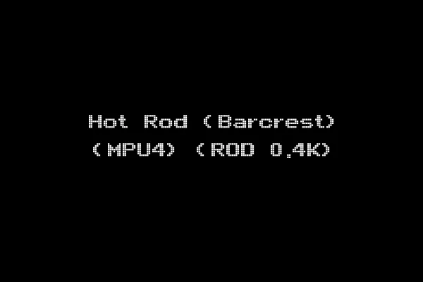 Hot Rod (Barcrest) (MPU4) (ROD 0.4K)