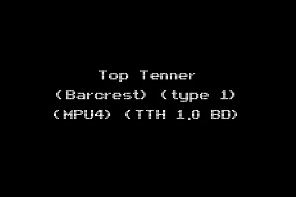 Top Tenner (Barcrest) (type 1) (MPU4) (TTH 1.0 BD)