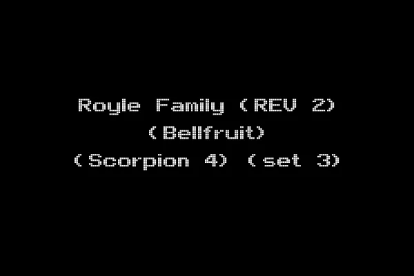 Royle Family (REV 2) (Bellfruit) (Scorpion 4) (set 3)